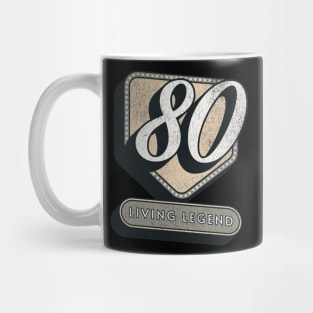 Happy 80th Birthday: Celebrating a Lifetime of Memories Mug